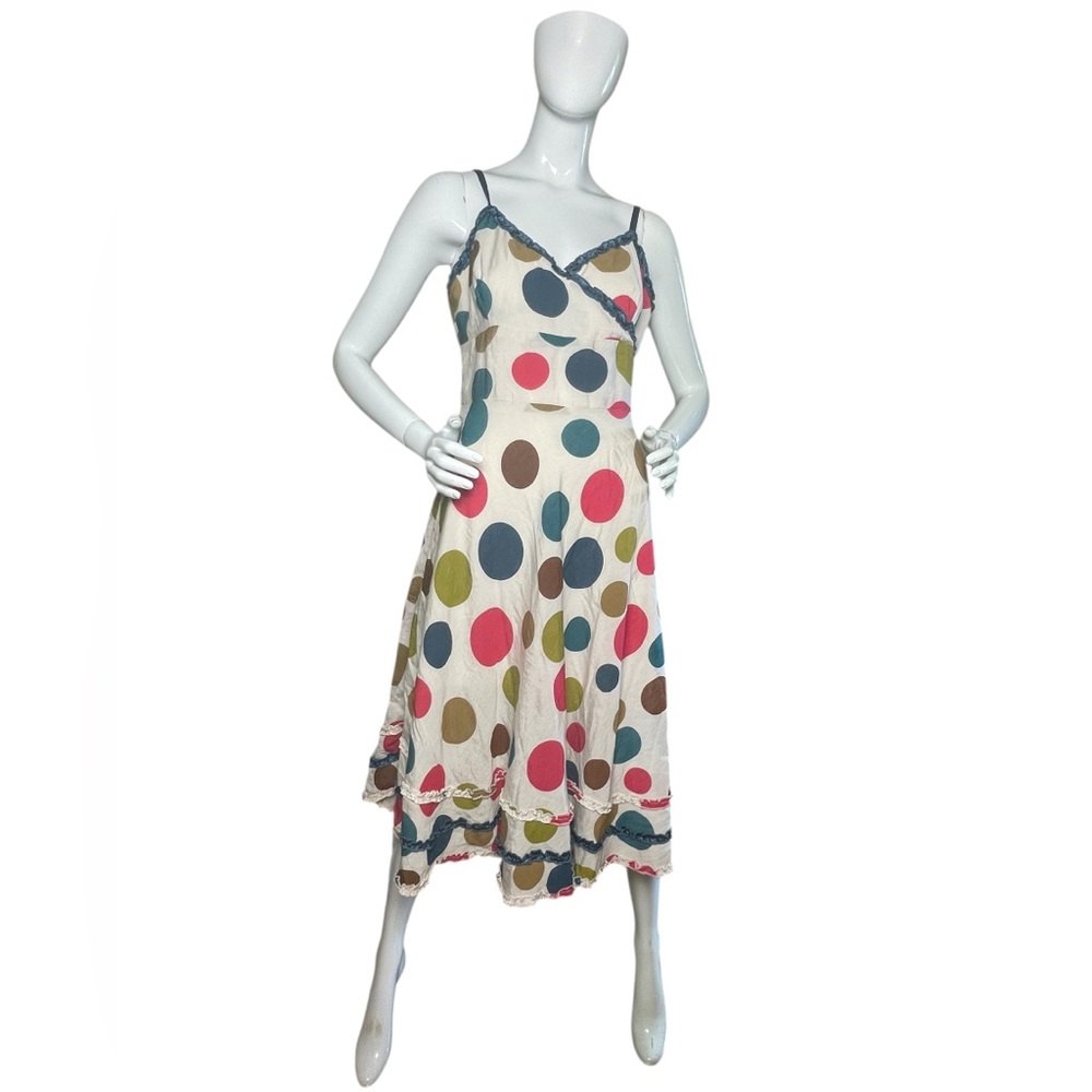 Yumi Polka Dot Spaghetti Strap Dress